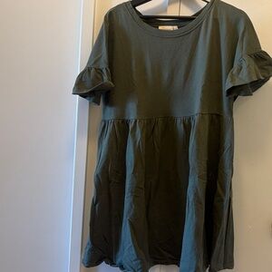 Elegant Green Mini Dress